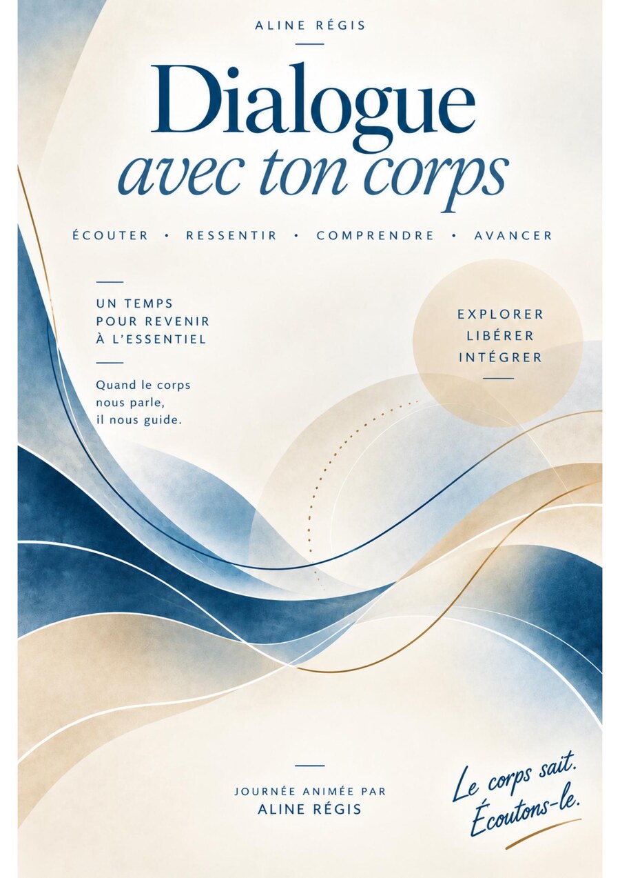 Cahier de formation Dialoguer avec son corps — Aline Régis, écouter, ressentir, comprendre, avancer